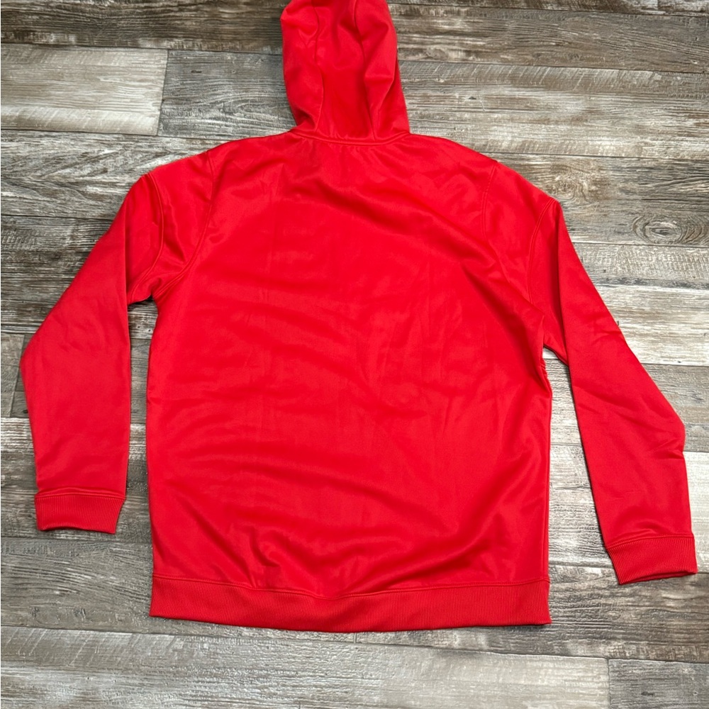 Under Armour Vibrant Red Storm Fleece Jacket Size Large - Picture 6 of 6